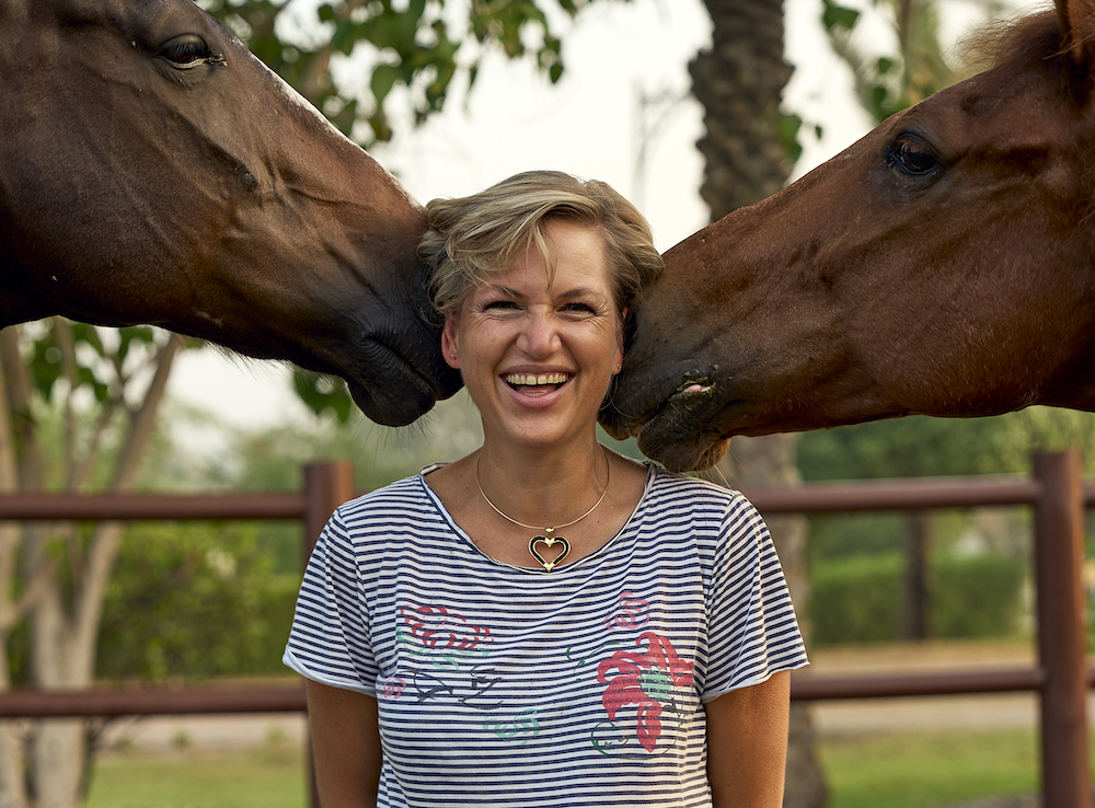 Monica Kubik fun horse coaching dubai therapy